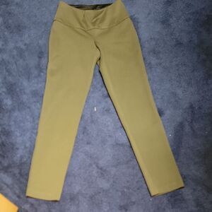 Up! Olive Green High-Waisted Skinny Pants Sz 8